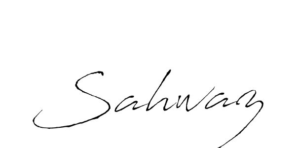 Similarly Antro_Vectra is the best handwritten signature design. Signature creator online .You can use it as an online autograph creator for name Sahwaz. Sahwaz signature style 6 images and pictures png