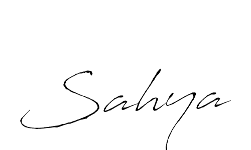 How to make Sahya name signature. Use Antro_Vectra style for creating short signs online. This is the latest handwritten sign. Sahya signature style 6 images and pictures png