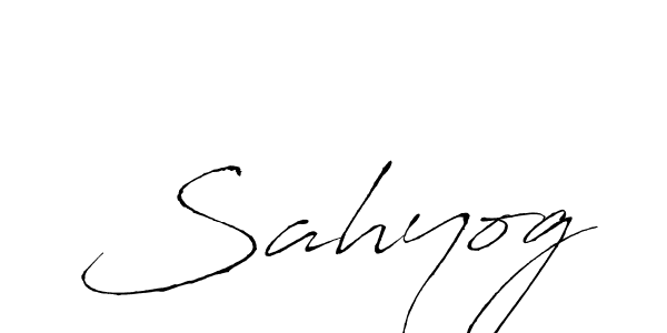 Use a signature maker to create a handwritten signature online. With this signature software, you can design (Antro_Vectra) your own signature for name Sahyog. Sahyog signature style 6 images and pictures png