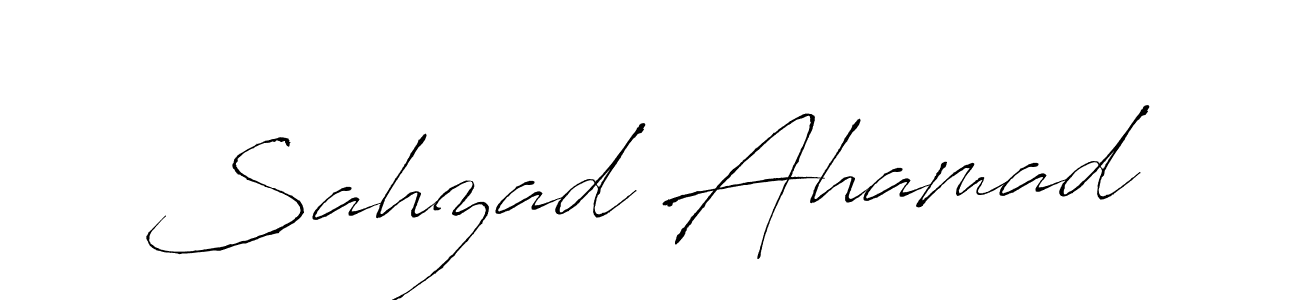 Design your own signature with our free online signature maker. With this signature software, you can create a handwritten (Antro_Vectra) signature for name Sahzad Ahamad. Sahzad Ahamad signature style 6 images and pictures png