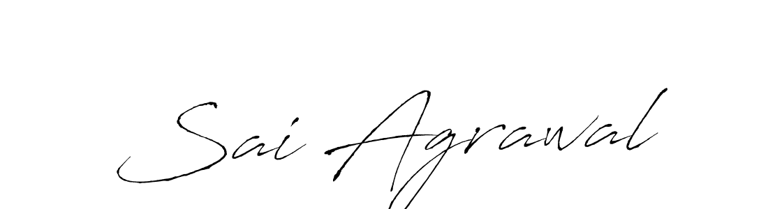 You should practise on your own different ways (Antro_Vectra) to write your name (Sai Agrawal) in signature. don't let someone else do it for you. Sai Agrawal signature style 6 images and pictures png