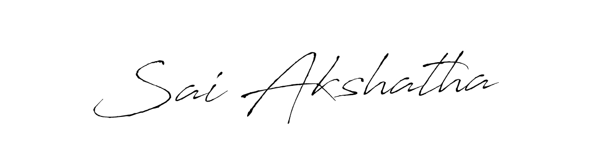 Use a signature maker to create a handwritten signature online. With this signature software, you can design (Antro_Vectra) your own signature for name Sai Akshatha. Sai Akshatha signature style 6 images and pictures png