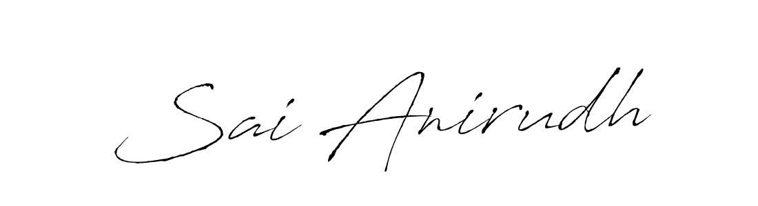 It looks lik you need a new signature style for name Sai Anirudh. Design unique handwritten (Antro_Vectra) signature with our free signature maker in just a few clicks. Sai Anirudh signature style 6 images and pictures png