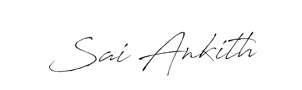 How to make Sai Ankith signature? Antro_Vectra is a professional autograph style. Create handwritten signature for Sai Ankith name. Sai Ankith signature style 6 images and pictures png