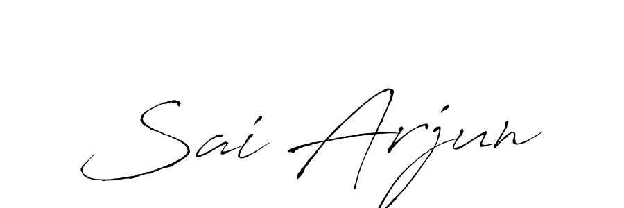 How to make Sai Arjun signature? Antro_Vectra is a professional autograph style. Create handwritten signature for Sai Arjun name. Sai Arjun signature style 6 images and pictures png