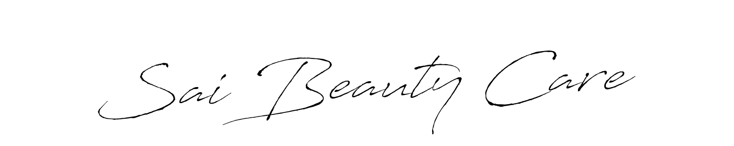 How to Draw Sai Beauty Care signature style? Antro_Vectra is a latest design signature styles for name Sai Beauty Care. Sai Beauty Care signature style 6 images and pictures png