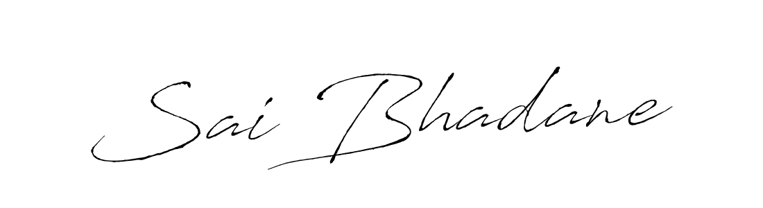 Use a signature maker to create a handwritten signature online. With this signature software, you can design (Antro_Vectra) your own signature for name Sai Bhadane. Sai Bhadane signature style 6 images and pictures png