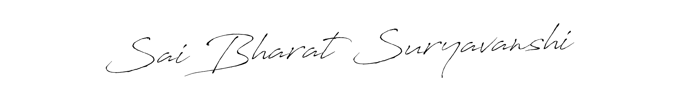 Also we have Sai Bharat Suryavanshi name is the best signature style. Create professional handwritten signature collection using Antro_Vectra autograph style. Sai Bharat Suryavanshi signature style 6 images and pictures png
