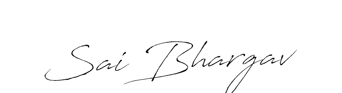 Sai Bhargav stylish signature style. Best Handwritten Sign (Antro_Vectra) for my name. Handwritten Signature Collection Ideas for my name Sai Bhargav. Sai Bhargav signature style 6 images and pictures png