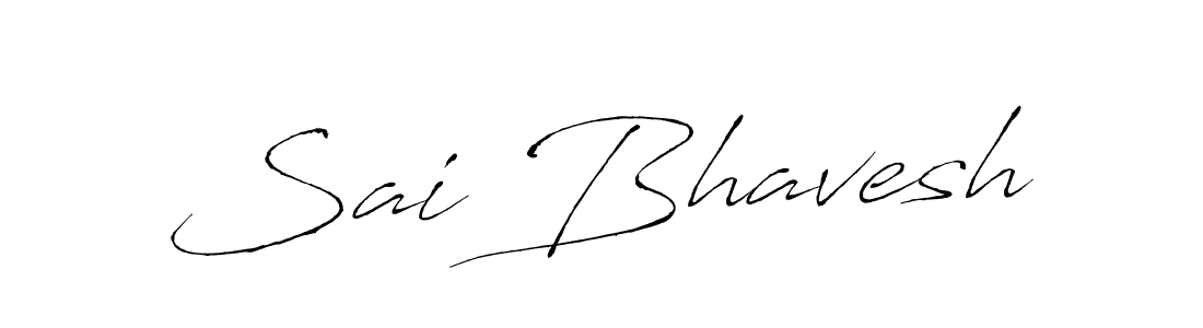 Make a beautiful signature design for name Sai Bhavesh. With this signature (Antro_Vectra) style, you can create a handwritten signature for free. Sai Bhavesh signature style 6 images and pictures png