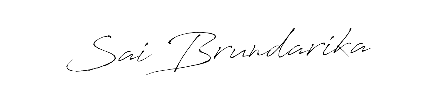 Create a beautiful signature design for name Sai Brundarika. With this signature (Antro_Vectra) fonts, you can make a handwritten signature for free. Sai Brundarika signature style 6 images and pictures png