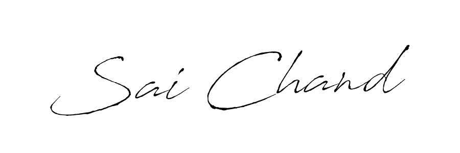 Sai Chand stylish signature style. Best Handwritten Sign (Antro_Vectra) for my name. Handwritten Signature Collection Ideas for my name Sai Chand. Sai Chand signature style 6 images and pictures png