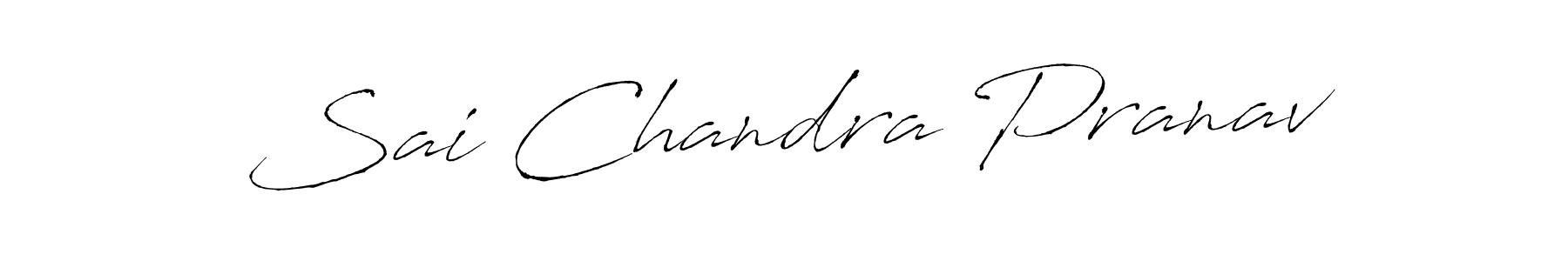 Create a beautiful signature design for name Sai Chandra Pranav. With this signature (Antro_Vectra) fonts, you can make a handwritten signature for free. Sai Chandra Pranav signature style 6 images and pictures png