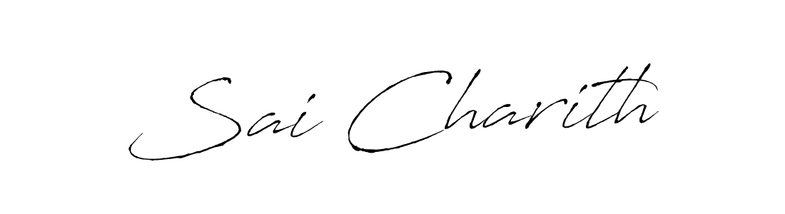 Similarly Antro_Vectra is the best handwritten signature design. Signature creator online .You can use it as an online autograph creator for name Sai Charith. Sai Charith signature style 6 images and pictures png