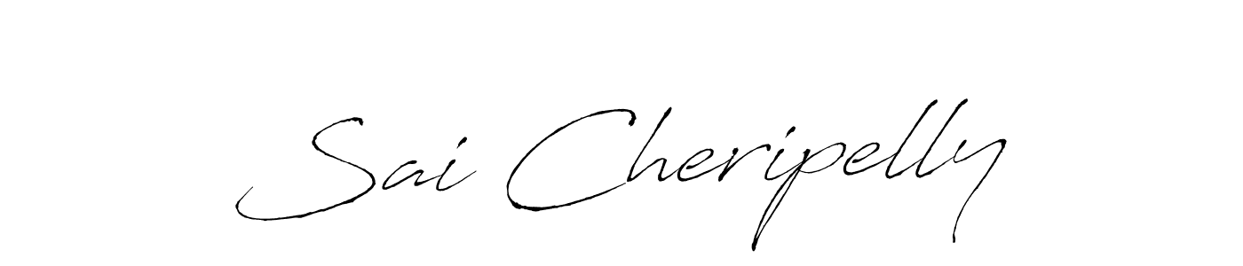 You should practise on your own different ways (Antro_Vectra) to write your name (Sai Cheripelly) in signature. don't let someone else do it for you. Sai Cheripelly signature style 6 images and pictures png
