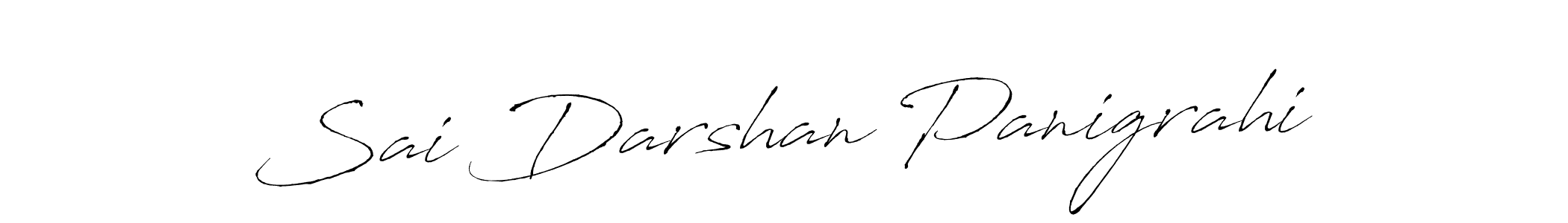 It looks lik you need a new signature style for name Sai Darshan Panigrahi. Design unique handwritten (Antro_Vectra) signature with our free signature maker in just a few clicks. Sai Darshan Panigrahi signature style 6 images and pictures png