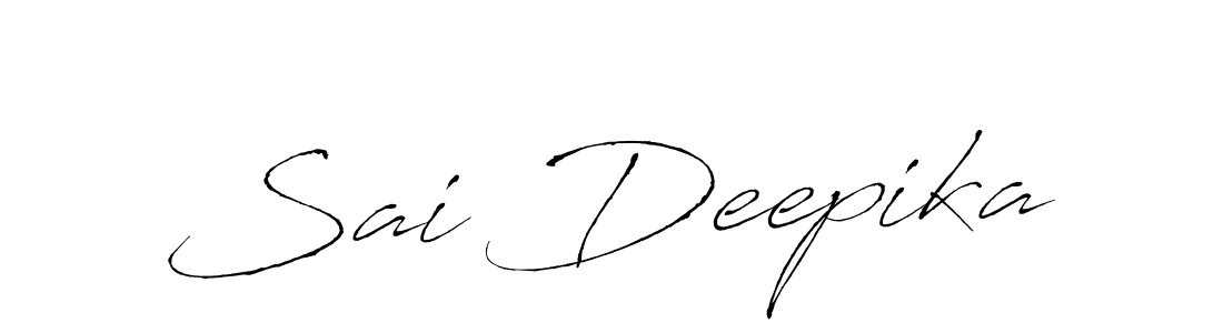 Create a beautiful signature design for name Sai Deepika. With this signature (Antro_Vectra) fonts, you can make a handwritten signature for free. Sai Deepika signature style 6 images and pictures png