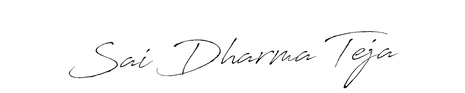 Make a beautiful signature design for name Sai Dharma Teja. With this signature (Antro_Vectra) style, you can create a handwritten signature for free. Sai Dharma Teja signature style 6 images and pictures png