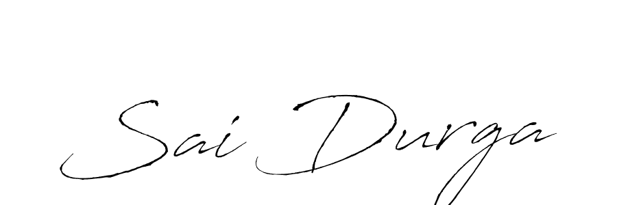 Sai Durga stylish signature style. Best Handwritten Sign (Antro_Vectra) for my name. Handwritten Signature Collection Ideas for my name Sai Durga. Sai Durga signature style 6 images and pictures png