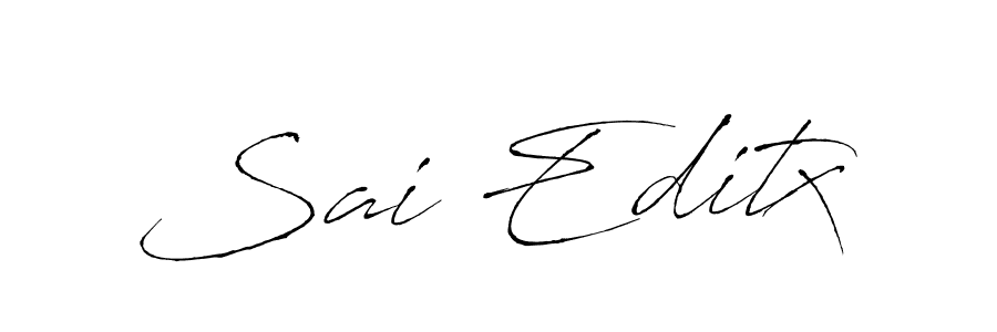 Make a beautiful signature design for name Sai Editx. Use this online signature maker to create a handwritten signature for free. Sai Editx signature style 6 images and pictures png