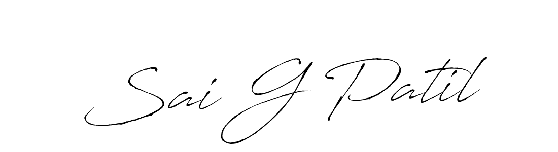You should practise on your own different ways (Antro_Vectra) to write your name (Sai G Patil) in signature. don't let someone else do it for you. Sai G Patil signature style 6 images and pictures png