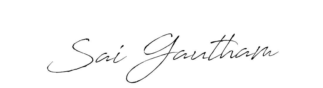 Once you've used our free online signature maker to create your best signature Antro_Vectra style, it's time to enjoy all of the benefits that Sai Gautham name signing documents. Sai Gautham signature style 6 images and pictures png