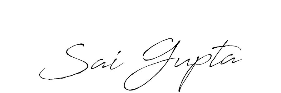 Sai Gupta stylish signature style. Best Handwritten Sign (Antro_Vectra) for my name. Handwritten Signature Collection Ideas for my name Sai Gupta. Sai Gupta signature style 6 images and pictures png