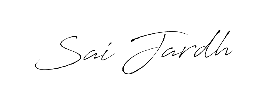 Also You can easily find your signature by using the search form. We will create Sai Jardh name handwritten signature images for you free of cost using Antro_Vectra sign style. Sai Jardh signature style 6 images and pictures png