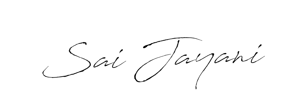 It looks lik you need a new signature style for name Sai Jayani. Design unique handwritten (Antro_Vectra) signature with our free signature maker in just a few clicks. Sai Jayani signature style 6 images and pictures png