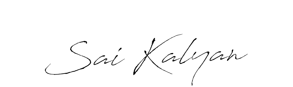 How to make Sai Kalyan signature? Antro_Vectra is a professional autograph style. Create handwritten signature for Sai Kalyan name. Sai Kalyan signature style 6 images and pictures png