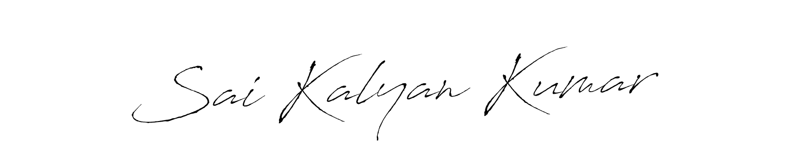How to make Sai Kalyan Kumar signature? Antro_Vectra is a professional autograph style. Create handwritten signature for Sai Kalyan Kumar name. Sai Kalyan Kumar signature style 6 images and pictures png