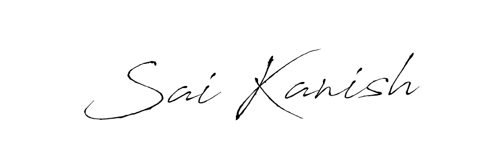 This is the best signature style for the Sai Kanish name. Also you like these signature font (Antro_Vectra). Mix name signature. Sai Kanish signature style 6 images and pictures png