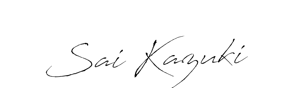 This is the best signature style for the Sai Kazuki name. Also you like these signature font (Antro_Vectra). Mix name signature. Sai Kazuki signature style 6 images and pictures png