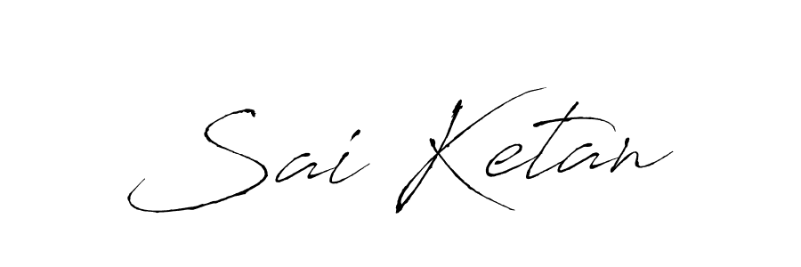 It looks lik you need a new signature style for name Sai Ketan. Design unique handwritten (Antro_Vectra) signature with our free signature maker in just a few clicks. Sai Ketan signature style 6 images and pictures png