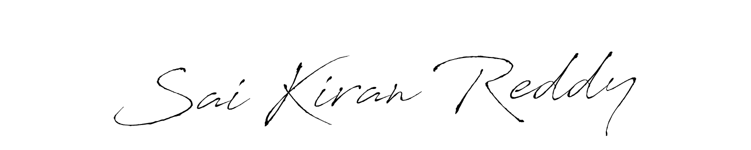 Make a beautiful signature design for name Sai Kiran Reddy. With this signature (Antro_Vectra) style, you can create a handwritten signature for free. Sai Kiran Reddy signature style 6 images and pictures png