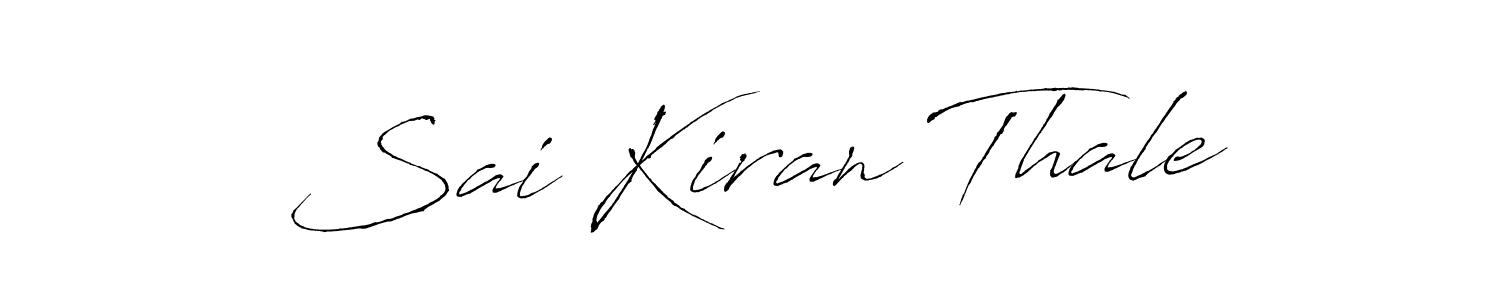 How to make Sai Kiran Thale signature? Antro_Vectra is a professional autograph style. Create handwritten signature for Sai Kiran Thale name. Sai Kiran Thale signature style 6 images and pictures png