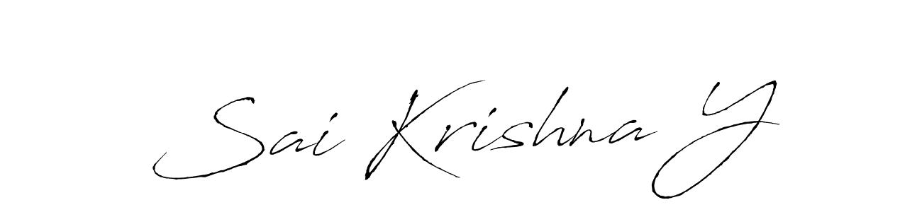 if you are searching for the best signature style for your name Sai Krishna Y. so please give up your signature search. here we have designed multiple signature styles  using Antro_Vectra. Sai Krishna Y signature style 6 images and pictures png