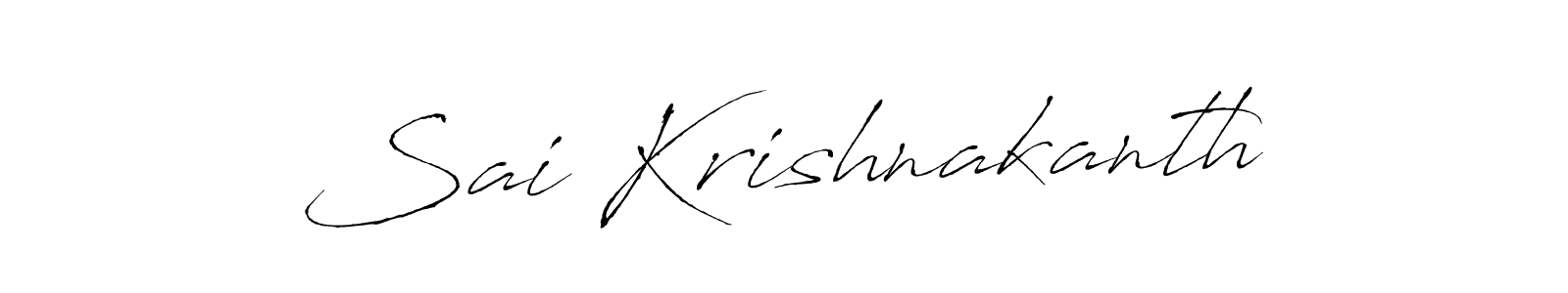 Also we have Sai Krishnakanth name is the best signature style. Create professional handwritten signature collection using Antro_Vectra autograph style. Sai Krishnakanth signature style 6 images and pictures png