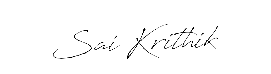 Also You can easily find your signature by using the search form. We will create Sai Krithik name handwritten signature images for you free of cost using Antro_Vectra sign style. Sai Krithik signature style 6 images and pictures png