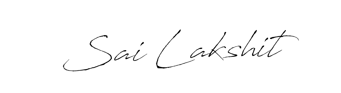 Sai Lakshit stylish signature style. Best Handwritten Sign (Antro_Vectra) for my name. Handwritten Signature Collection Ideas for my name Sai Lakshit. Sai Lakshit signature style 6 images and pictures png