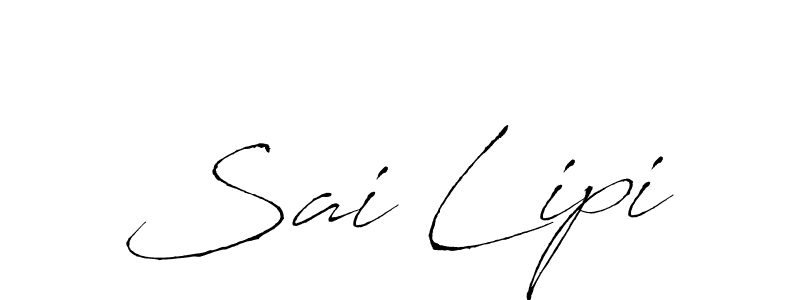 Design your own signature with our free online signature maker. With this signature software, you can create a handwritten (Antro_Vectra) signature for name Sai Lipi. Sai Lipi signature style 6 images and pictures png