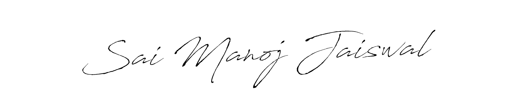 You can use this online signature creator to create a handwritten signature for the name Sai Manoj Jaiswal. This is the best online autograph maker. Sai Manoj Jaiswal signature style 6 images and pictures png