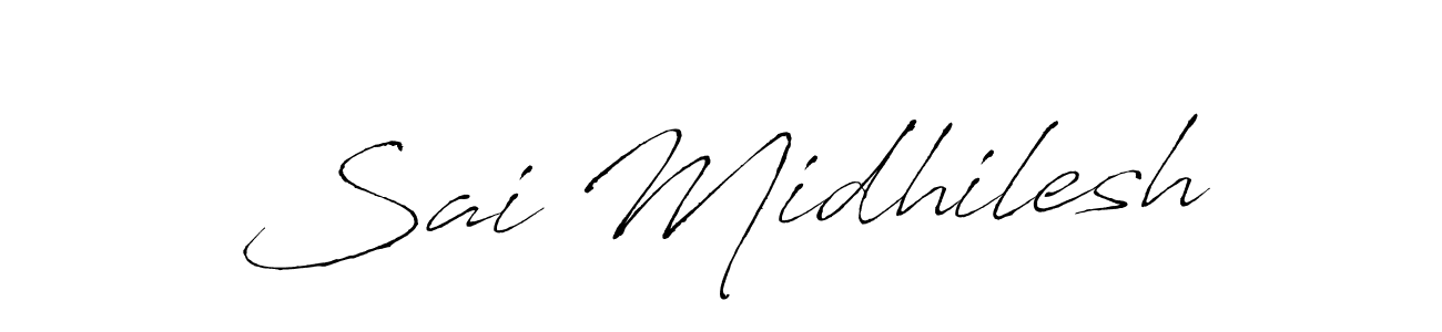 You can use this online signature creator to create a handwritten signature for the name Sai Midhilesh. This is the best online autograph maker. Sai Midhilesh signature style 6 images and pictures png