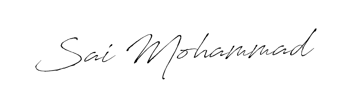 How to make Sai Mohammad name signature. Use Antro_Vectra style for creating short signs online. This is the latest handwritten sign. Sai Mohammad signature style 6 images and pictures png