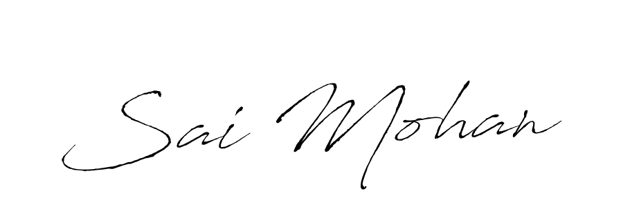 The best way (Antro_Vectra) to make a short signature is to pick only two or three words in your name. The name Sai Mohan include a total of six letters. For converting this name. Sai Mohan signature style 6 images and pictures png