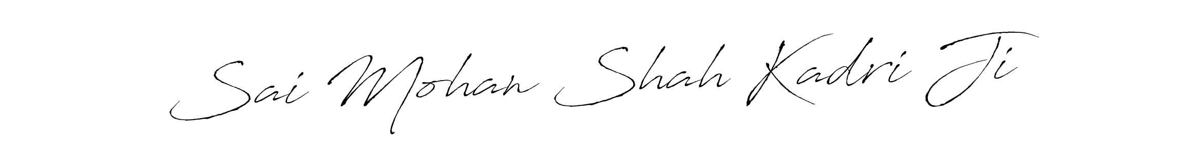 Make a beautiful signature design for name Sai Mohan Shah Kadri Ji. Use this online signature maker to create a handwritten signature for free. Sai Mohan Shah Kadri Ji signature style 6 images and pictures png
