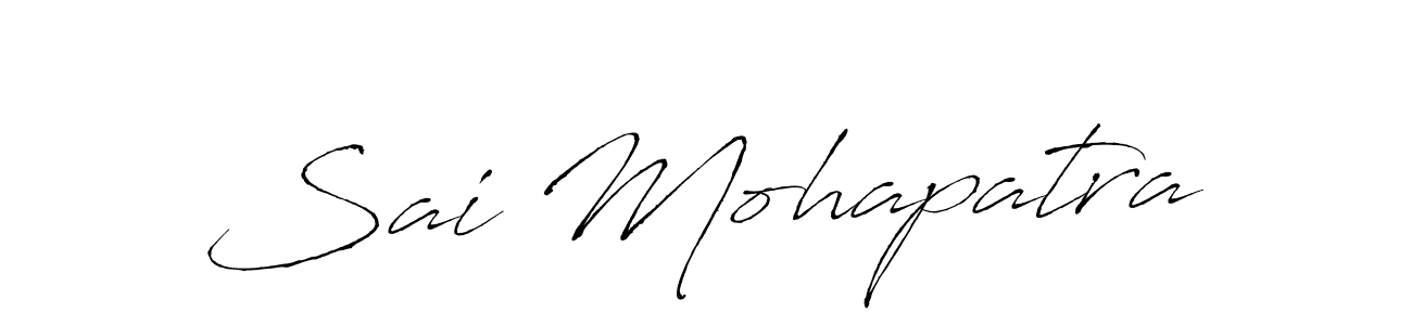 Make a beautiful signature design for name Sai Mohapatra. With this signature (Antro_Vectra) style, you can create a handwritten signature for free. Sai Mohapatra signature style 6 images and pictures png