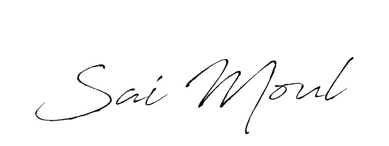 You can use this online signature creator to create a handwritten signature for the name Sai Moul. This is the best online autograph maker. Sai Moul signature style 6 images and pictures png