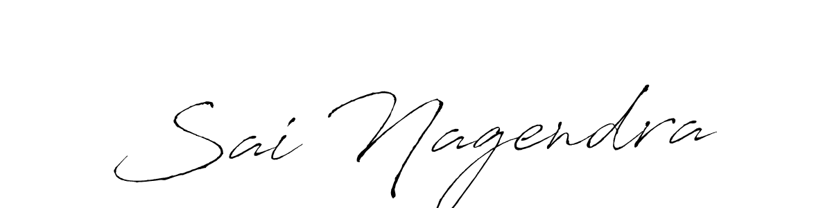 Sai Nagendra stylish signature style. Best Handwritten Sign (Antro_Vectra) for my name. Handwritten Signature Collection Ideas for my name Sai Nagendra. Sai Nagendra signature style 6 images and pictures png