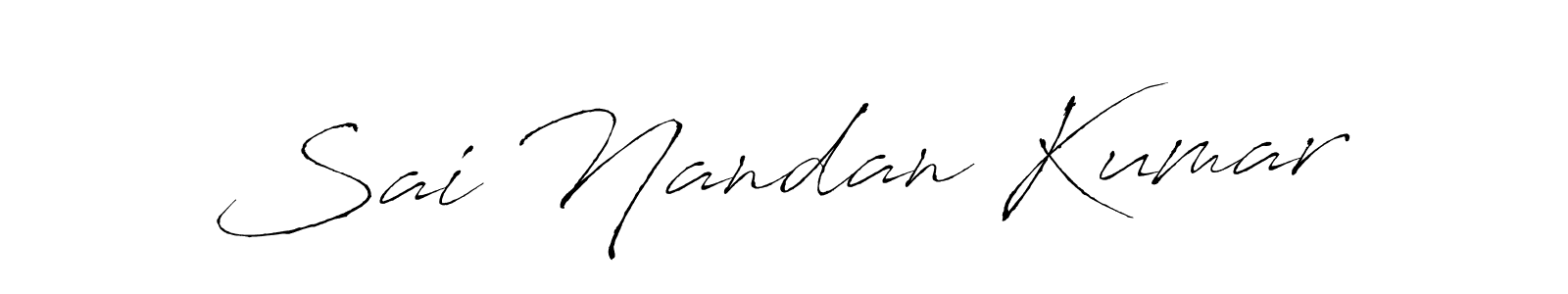 How to Draw Sai Nandan Kumar signature style? Antro_Vectra is a latest design signature styles for name Sai Nandan Kumar. Sai Nandan Kumar signature style 6 images and pictures png